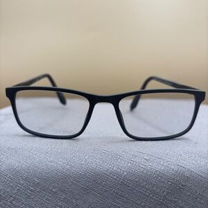 Dragon DR2044 002 Matte Black Rectangular Eyeglass Frames 55-18-145
